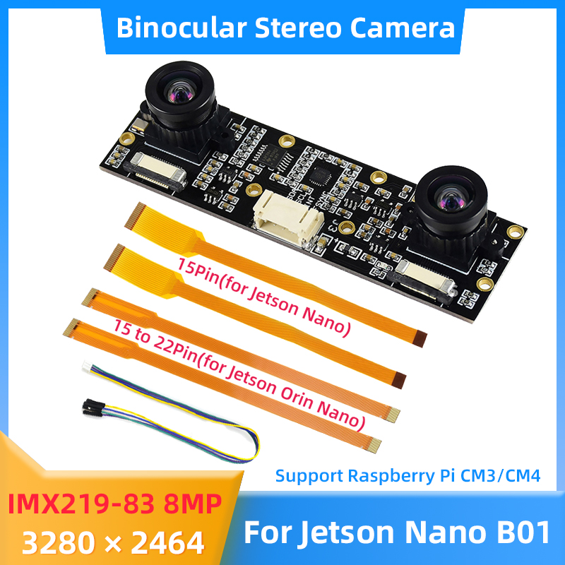 Raspberry Pi Hq Camera Microscope Lens - Cámara Binocular IMX219 de 8MP para